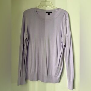 Banana Republic Women's Light Purple Crew Neck Sweater